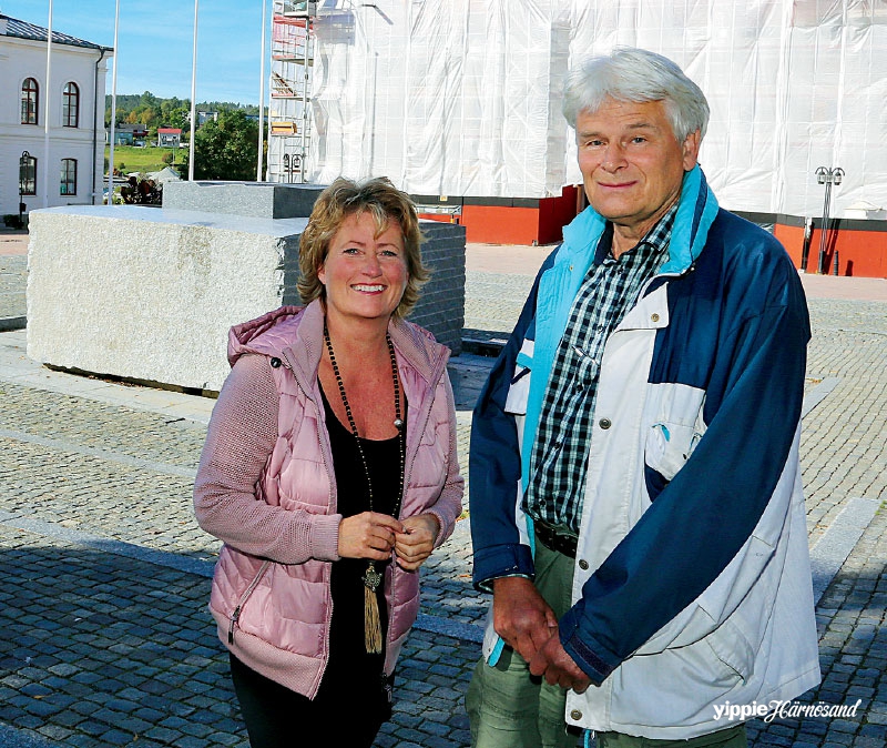 Agneta Nyholm Winqvist och Lars Högberg har lagt ned många timmar på att gräva i historien om Härnösands mörkaste dagar. 