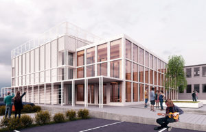 Nytt scenhus Härnösand - Illustration: Jenny Ahlbäck