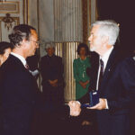   Stig Wallin prisades 
av Carl XVI Gustaf 1992.