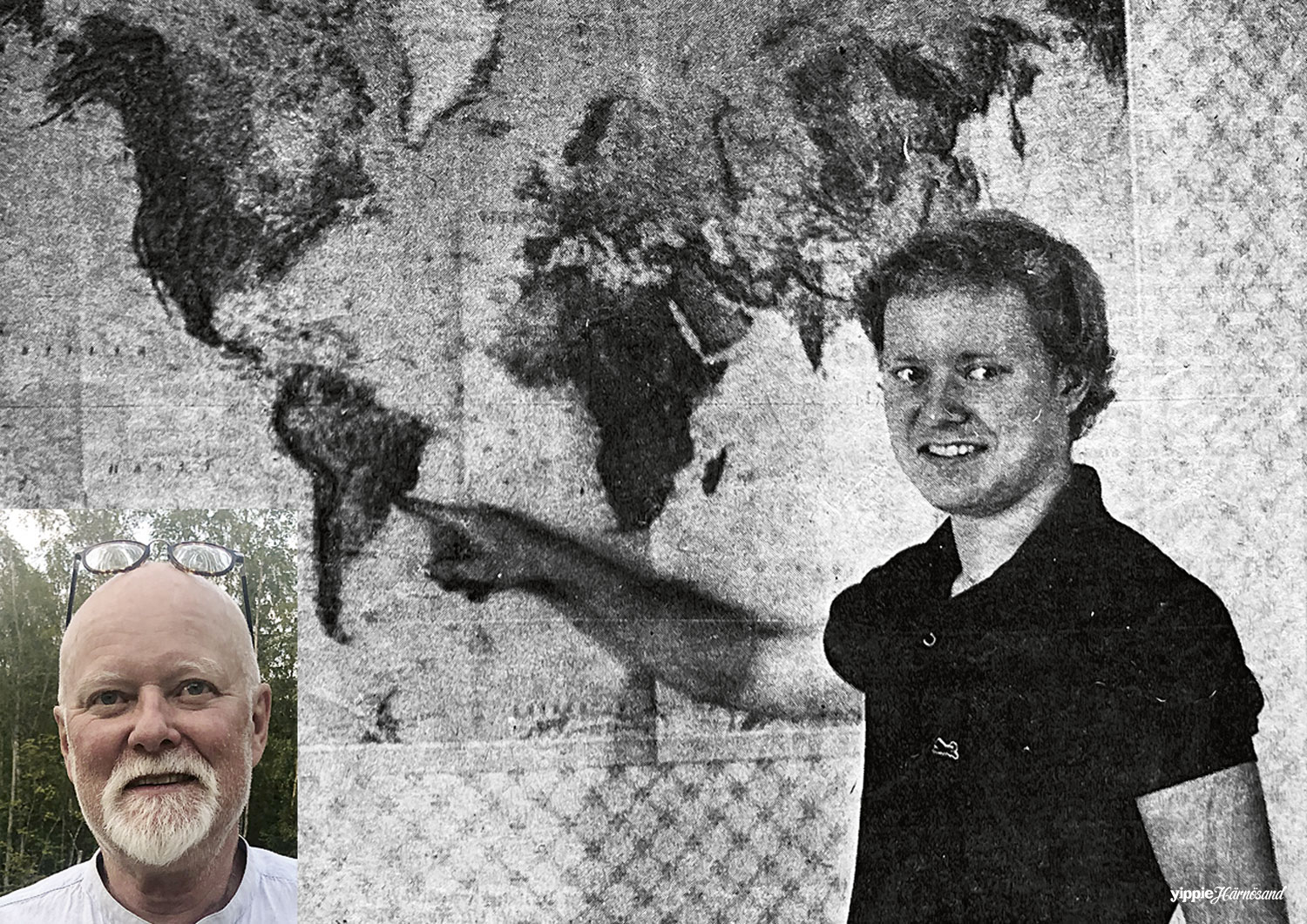 Mikael Löfvenius - nu och då. 1983 blev han den förste svenske idrottsman att skriva ett proffskontrakt i Brasilien.