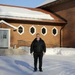   Thomas Andersson vid Utansjögården.