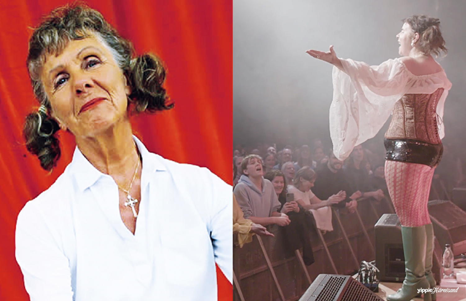 Gullan Bornemark och Sara Parkman. Två musiker som satt Härnösand på kartan, enligt Åke Dalbäck.