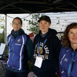   Vi skötte om maten Anneli Salomonsson, Malin Jensen och Evelina Lilja.