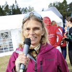   Mia Karlsson höll i mikrofonen.