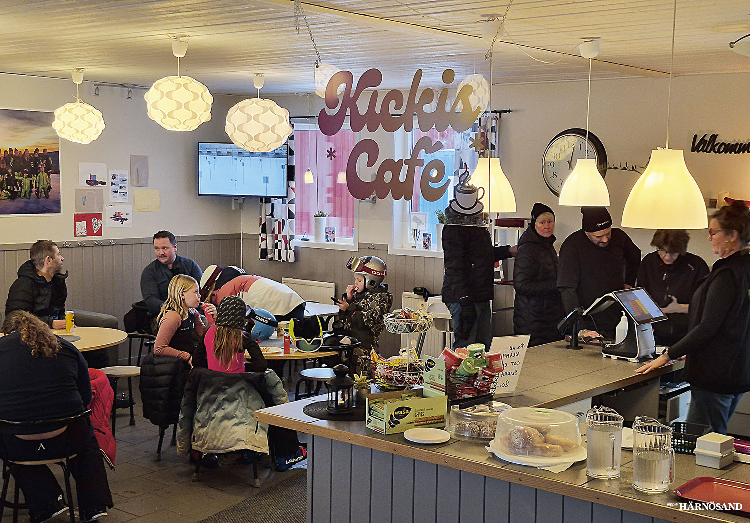 Kickis café är namnet som Härnösands Alpina gett sitt café som en hyllning till bortgågna eldsjäl Kicki Janson.
