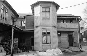 Innergård på Kronholmen.