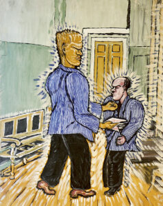 Målning av Harald Boström.