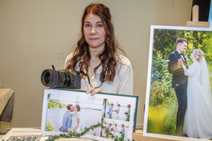 Bröllopsfotografen Ramona Öynes var en av alla utställare på mässan.