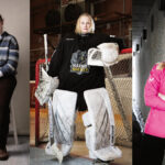 Nathan Weber, Mimmi Kåhrström och Ella Höglund.