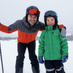 - Vi har åkt här nästan varje helg, berättar Freddy Martinez med dottern Vera Lagergren, 6 år.