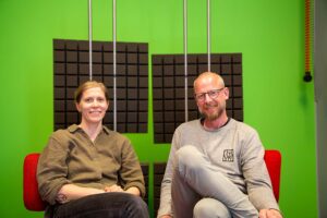 Härnösandspodden nr 63. Linda Ärnström och Mikael Näslund – Ny butik i Wulkanska huset