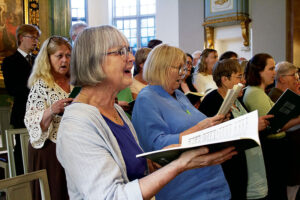 Domkyrkokören deltog i framförandet av Duke Ellingtons Sacred Concert.