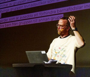 Jonathan Eriksson föreläste.
