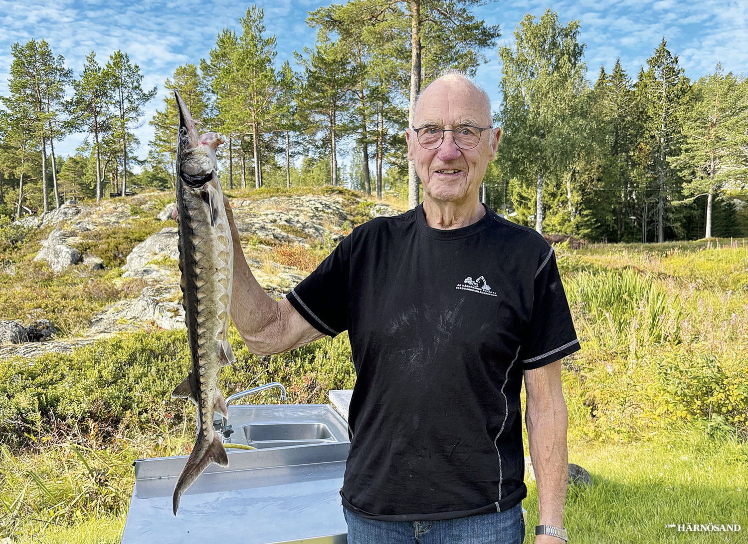 Först trodde jag det var en gädda, säger Göran olsson om sin ovanliga fångst.